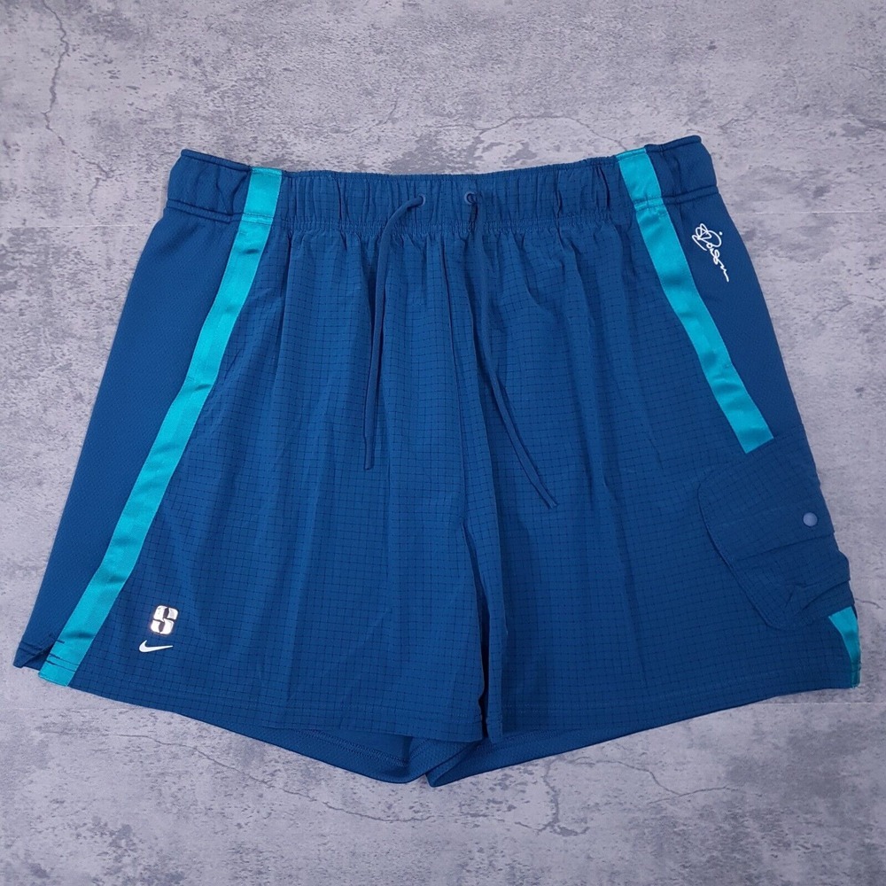 NIKE‎ Sabrina Ionescu Dri-Fit Basketball Shorts Womens Size XL Blue